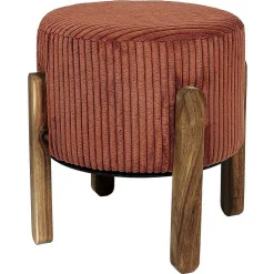 Tabouret en velours côtelé Scott