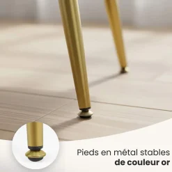 Tabouret rembourré en velours 40 cm QUADRA Vert Bouteille