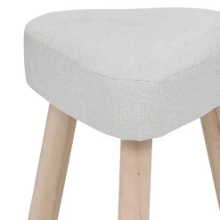 Tabouret Thena blanc ivoire - Atmosphera