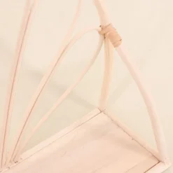 Étagère en forme d'arche en rotin 12x35x26cm