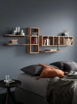 Étagère murale 3 cubes Triade chêne sonoma