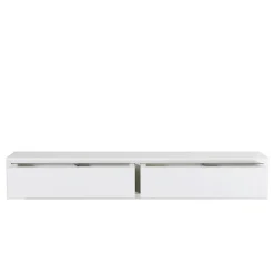 Étagère murale avec tiroir, table de chevet suspendue, étagère murale, blanche, 88,2 x 13,4 x 20 cm - Domino