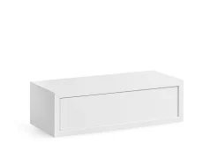 Étagère murale cube blanc Hendrix L.45 x P.19,5 x H.13,5 cm Format