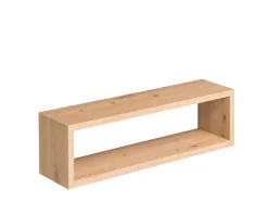 Étagère murale cube chêne artisan Chany L.59 x P.14,5 x H.17 cm Format