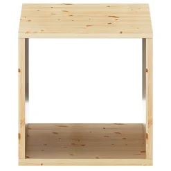 Étagère murale cube en pin massif GoodHome Rigga L. 30 cm
