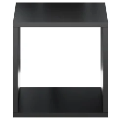 Étagère murale cube GoodHome Rigga noir L. 30 cm