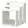 Étagère murale cube modulable Rigga Form, blanc vendue par 3 pièces