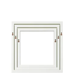 Étagère murale cube modulable Rigga Form, blanc vendue par 3 pièces
