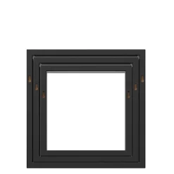 Étagère murale cube modulable Rigga Form, noir vendue par 3 pièces