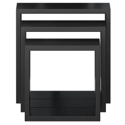 Étagère murale cube modulable Rigga Form, noir vendue par 3 pièces