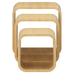 Étagère murale cube modulable Cusko Form, bois effet chêne vendue par 3 pièces