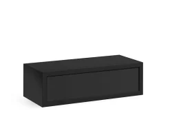 Étagère murale cube noir Hendrix L.45 x P.19,5 x H.13,5 cm Format