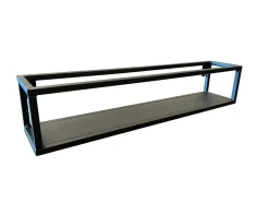 Étagère murale en métal noir L.50 x H.20 cm Ariane