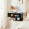 Étagère murale Gauldal 57 x 30 x 32 cm noir en.casa
