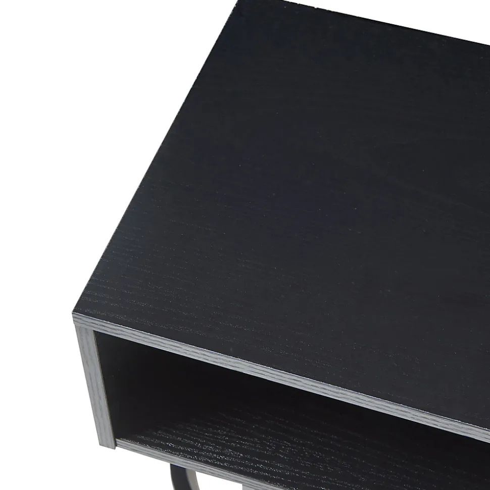 Étagère murale Gauldal 57 x 30 x 32 cm noir en.casa