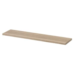Étagère murale modulable 10 tablettes et 6 échelles effet chêne GoodHome Rigga H. 129 x L. 150 x P. 19 cm