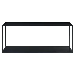 Étagère murale Notodden acier 90 x 25 x 35 cm noir en.casa