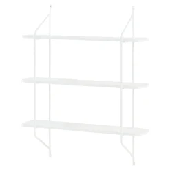 Étagère murale Oestfold 100 x 80 x 21 cm blanc en.casa