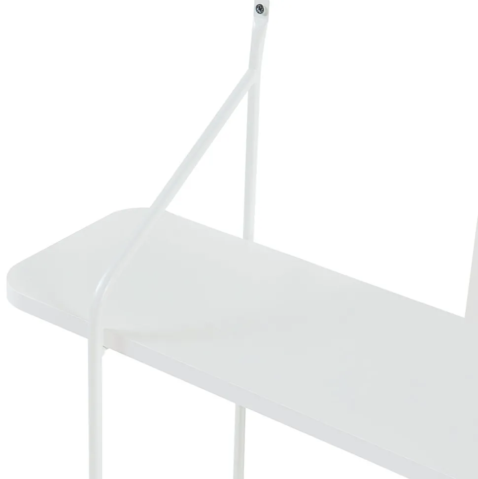 Étagère murale Oestfold 100 x 80 x 21 cm blanc en.casa