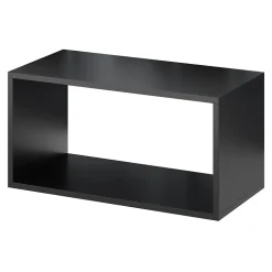 Étagère murale rectangulaire GoodHome Rigga noir L. 60 cm