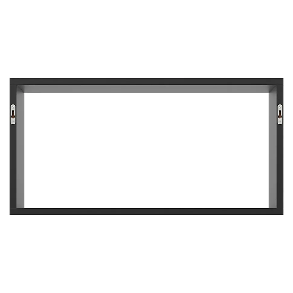 Étagère murale rectangulaire GoodHome Rigga noir L. 60 cm