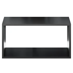 Étagère murale rectangulaire GoodHome Rigga noir L. 60 cm