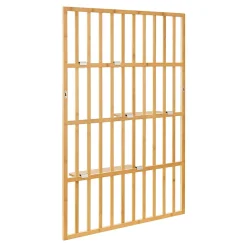 Étagère murale Roest bambou 120 x 80 x 13 cm naturel en.casa