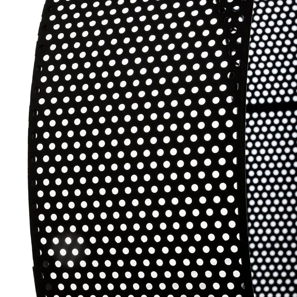 Étagère murale ronde Atmosphera P.10 cm noir vendue par 3 pièces