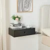 Étagère murale Stor 65 x 30 x 15 cm noir en.casa