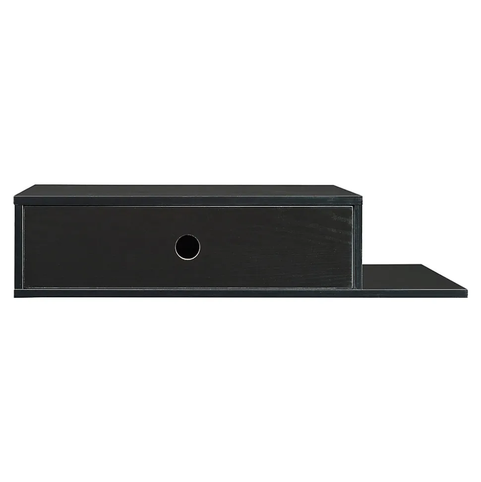 Étagère murale Stor 65 x 30 x 15 cm noir en.casa