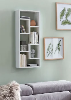Étagère Murale 36x90x14,5 cm Étagère Suspendue Flottante Design Moderne FineBuy