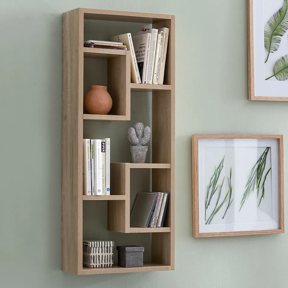 Étagère Murale 36x90x14,5 cm Étagère Suspendue Flottante Design Moderne FineBuy