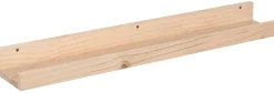 Étagères pour cadres en bois de pin 80cm