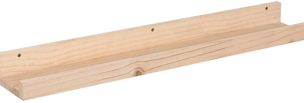 Étagères pour cadres en bois de pin 80cm