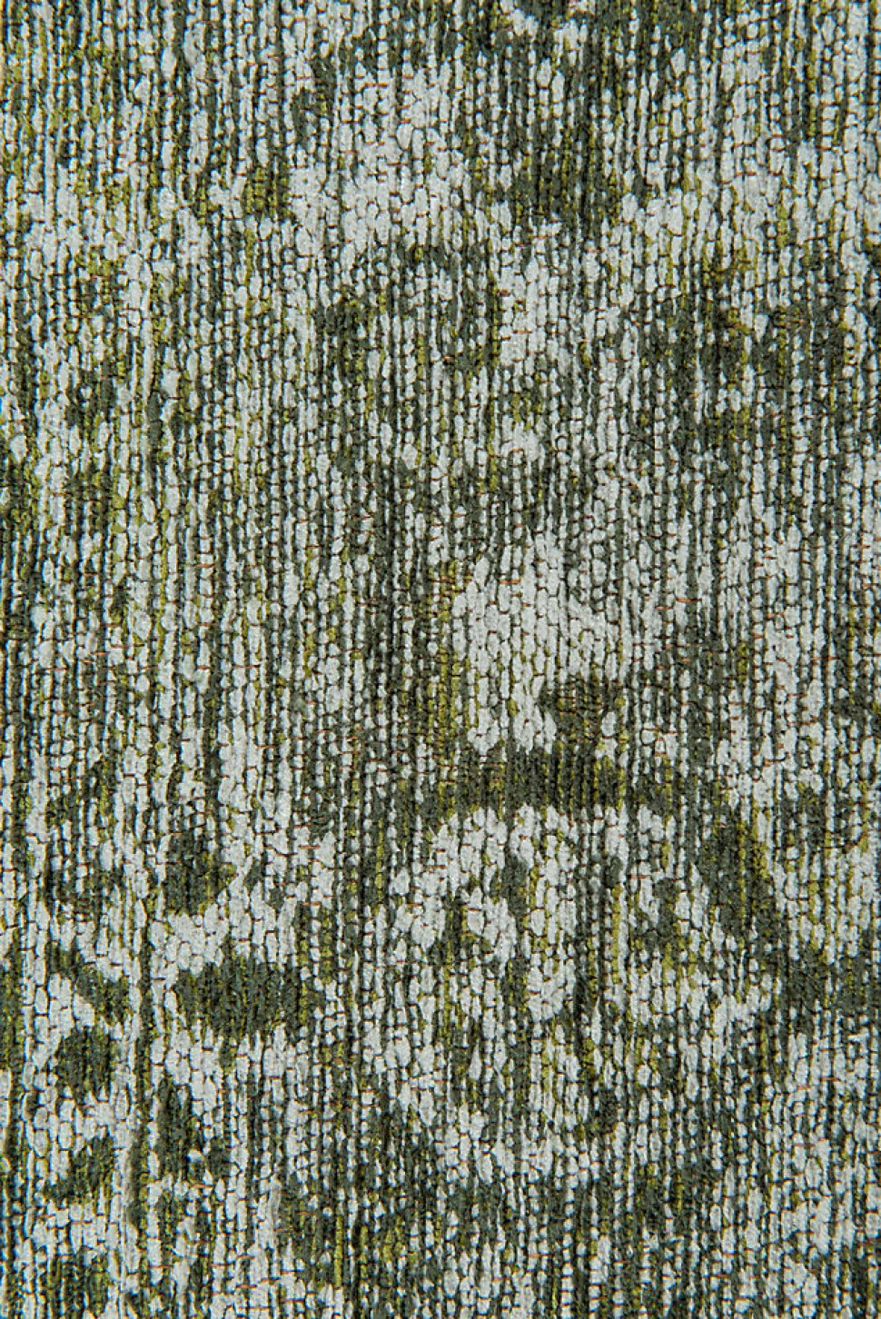 Tapis - Collection Heris Beneffito - Olive - Tapis à Motifs, Finition Artisanale, Tissage en Belgique - Tapis d'intérieur moderne