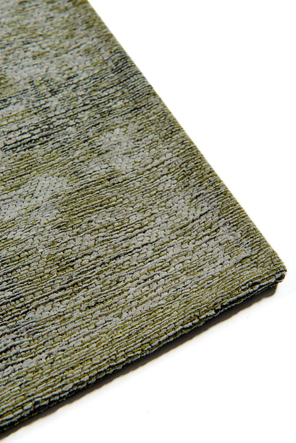 Tapis - Collection Heris Beneffito - Olive - Tapis à Motifs, Finition Artisanale, Tissage en Belgique - Tapis d'intérieur moderne