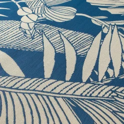 Tapis à motifs Huata bleu L.200 x l.150cm