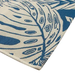 Tapis à motifs Huata bleu L.200 x l.150cm