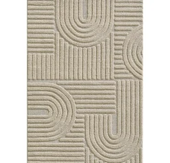 Tapis à relief Lena Beige 200x290cm