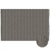 Tapis Alaska tricot L.200 x l.150 cm gris