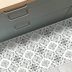 Tapis antidérapant - Agathe - vinyle - int./ext. - Multicolore - 120x200cm