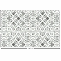 Tapis antidérapant - Agathe - vinyle - int./ext. - Multicolore - 120x200cm