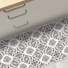 Tapis antidérapant - Agathe - vinyle - int./ext. - Multicolore - 50x200cm
