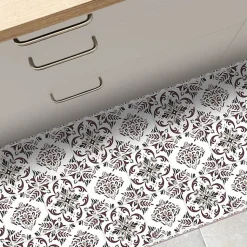 Tapis antidérapant - Agathe - vinyle - int./ext. - Multicolore - 50x200cm