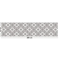 Tapis antidérapant - Agathe - vinyle - int./ext. - Multicolore - 50x200cm