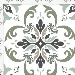 Tapis antidérapant - Agathe - vinyle - int./ext. - Multicolore - 50x200cm