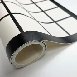 Tapis antidérapant - Brest - vinyle - int./ext. - Noir - 50x120cm