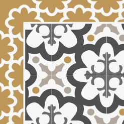 Tapis antidérapant - Cassandre - vinyle - int./ext. - Multicolore - 50x200cm