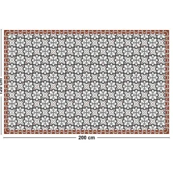 Tapis antidérapant - Cassandre - vinyle - int./ext. - Multicolore - 120x200cm