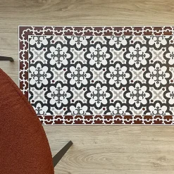 Tapis antidérapant - Cassandre - vinyle - int./ext. - Multicolore - 120x200cm